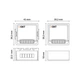 Mini sterownik na 2 rolety OXT Moduł WiFi Tuya T228 (5904496824469) - obraz 2
