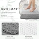 Набір килимків для ванної Soft Comfort 3 шт. Мікрофібра, Високий ворс, 50×80, 40×60 та 50×40 см, Протиковзкий, Зелений (7802893) - зображення 7