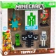 Набор делюкс из 6 коллекционных фигурок-топперов Minecraft одна фигурка-сюрприз Зомби (MC2060-2) - изображение 4