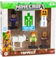 Набор делюкс из 6 коллекционных фигурок-топперов Minecraft одна фигурка-сюрприз Зомби (MC2060-2) - изображение 3