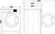 Стирально-сушильная машина Whirlpool серии FreshCare+ FFWDB 1176258 BCV UA, фронтальная, полноразмерная, 60,5 см, 11/7 кг, 1600, класс E (A)/A/A, 14 программ, пар, дисплей, инвертор, белый - изображение 13