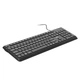 Клавіатура мембранна USB 2E KS-405 Black, 104key, USB-A, EN/UK - зображення 3