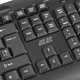 Клавіатура мембранна USB 2E KM-1040 Black, 104key, USB-A, EN/UK - зображення 3