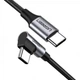 Кабель Ugreen US255 USB Type-C to USB Type-C (2m) Black/Gray (50125) - изображение 2
