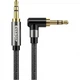 Кабель Essager 90 Degree 3.5mm Jack to mini-jack 3.5mm (1.5m) Black (EYP35-WTA01) - зображення 1