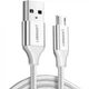 Кабель Ugreen US290 USB to Micro USB Cable Aluminum Braid (2m) White (60153) - изображение 1