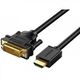 Кабель Ugreen HD106 HDMI to DVI Cable 2m Black (10135) - изображение 1