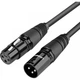 Кабель Ugreen AV130 Microphone Cable XLR to XLR (5m) Black (20712) - изображение 1
