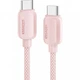 Кабель Essager Type-C to Type-C (1m) Pink (EXCTT1-WL04-P) - изображение 1