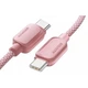 Кабель Essager Type-C to Type-C (1m) Pink (EXCTT1-WL04-P) - изображение 2
