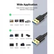 Кабель Ugreen US128 USB-A 3.0 to USB-A (1m) Black (10370) - зображення 4