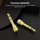 Перехідник Ugreen jack 6.5 to mini-jack 3.5 Gold (20503) - зображення 2