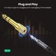Перехідник Ugreen jack 6.5 to mini-jack 3.5 Gold (20503) - зображення 3