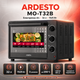 Печь электрическая ARDESTO MO-T32B 32 л 1525 Вт с таймером и внутренним освещением Черный - изображение 2