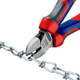 Кусачки боковые Knipex 70 02 180 180 мм для точной резки проволоки 4 мм Красный - изображение 3