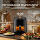 Аэрофритюрница мультипечь Rainberg RB-2242 6 л 3800W безмасляная с LCD дисплеем и таймером - изображение 5