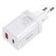 МЗП Baseus Super Si Pro Quick Charger (Type-C+USB) 30W white - изображение 1