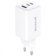 СЗУ Proove Pocket GaN 65W (2Type-C + USB) white - изображение 1