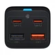МЗП Baseus GaN3 Pro 65W (2 Type-C + 2 USB) + Кабель Type-C to Type-C 100W (1m) black - зображення 10