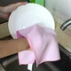 Серветка для ванної скрабуюча двостороння Love You Home LYH9007 30х30 см рожева - зображення 7