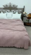 Вафельне покривало Malloory Home Антиалергенне 200х230см Пудра - зображення 4
