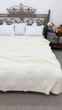 Вафельне покривало Malloory Home Антиалергенне 200х230см Молочний - зображення 7