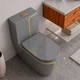 Унитаз эксклюзивный керамический VIP унитазы дизайнерские графитовый унитаз уникальный авторский Asans 8607 - изображение 2
