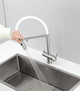 Кухонний змішувач Fabiano FKM 3130 Inox White 8231.403.1932 - изображение 4