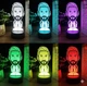 3D LED-нічник MESSI #10 з RGB-підсвіткою, 16 кольорів, пульт - зображення 2