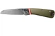 Складаний джентльменський ніж Gerber Straightlace Green, алю накладки, клинок Sheepfoot, замок Slip joint, зелений - зображення 1