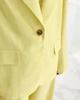 Жіночий класичний лляний костюм (брюки+жакет) Uaclothes 48 Жовтий (like37969-184001361) - зображення 7