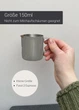 Пітчер (молочник) із нержавіючої сталі 150 мл Lambda Coffee Barista HU-XI-201 чорний (my-15261) - изображение 8