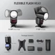 Спалах Speedlite NEEWER Z1-C TTL із круглою головкою для цифрових дзеркальних фотокамер Canon, 76 Вт/с, 2,4 ГГц, 1/8000 с, HSS-спалах (my-7045) - изображение 2