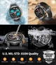 Чоловічий смарт-годинник LIGE DM4 з GPS світлодіодним ліхтариком 143-дюймовим HD AMOLED-дисплеєм з акумулятором 530 мА·год (my-17134) - изображение 3