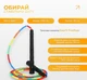 Бисерная скакалка EasyFit FreeRope 2,7 м для трюков, фристайла и роуп-скиппинга Разноцветный (EF-2820-MD) - изображение 6