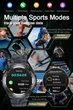 Смарт-годинник для чоловіків водонепроникні сумісний з Android та iOS Findtime FLD93SHSMBK чорний (my-17141) - изображение 5