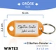 Міцні пластикові брелоки з етикетками WINTEX SC-365 для ключів із бірками - 100 шт. - изображение 3