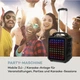 Мобільна акустична система динамік, караоке Auna Moving 80.1 LED PA, USB SD BT AUX 10033255 (my-5051) - зображення 2
