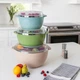 Набір мисок із кришками Salad Bowl із нержавіючої сталі 6 предметів (R93663) - зображення 3