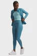 Жіночі блакитні тайтси Motion Mesh Ankle Legging Under Armour LG 6010090-466 - изображение 2
