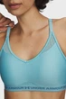 Жіночий блакитний топ UA Crossback Low Bra Under Armour MD 1386424-425 - изображение 5