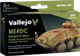 Zestaw farb akrylowych Vallejo Model Air AFV MERDC Kolory pustynne 6 szt x 18 ml (8429551712125) - obraz 1