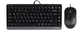 Клавиатура и мышь A4Tech Fstyler F1110 Grey, проводной набор, USB интерфейс - изображение 2