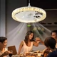 Потолочный LED светильник вентилятор E27 AY1035 AirLight 45W пульт белый - изображение 3