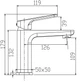 Змішувач для умивальника KOER KB-10031-12 (Колір матове золото) (KR5973) - изображение 2