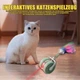 Интерактивная игрушка для котов с лазером и автокаткой Interactive Pet Ball, USB, с датчиками движения, автоматическая - изображение 3