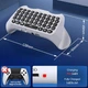 Клавиатура для геймпада PS5 DualSense Bluetooth chatpad с динамиком и аудио разъемом 3.5 мм белый - изображение 8