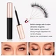 Магнитные ресницы, накладные , 3D , без клея, многоразовые, GlamLash черный AND 5509 - изображение 7