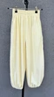 Дитячий велюровий спортивний костюм (укорочена зіпка+ штани палаццо-джогери) для дівчинки Neni kids 128 см, жовтий - зображення 4