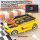 Детский симулятор вождения / Игровой гоночный симулятор Adventure Racing Car Желтый - изображение 2